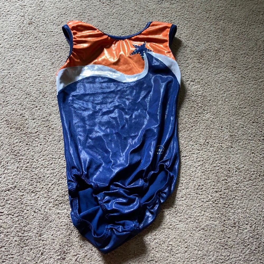 Orange and Blue Dreamlite Leotard AS